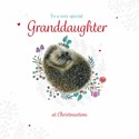 [Pre-Order] Christmas Card (Single) - Granddaughter - Sleeping Hedgehog