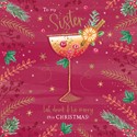 [Pre-Order] Christmas Card (Single) - Sister - Orange Cocktail