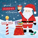 [Pre-Order] Christmas Card (Single) - Grandson - Santa & Gifts