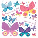 [Pre-Order] Pattern Happy Card Collection - Birthday Butterflies