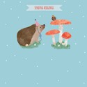 [Pre-Order] Party Animals Card Collection - Hedgehog