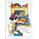 Alisons Animals Card - Bureaucats (Splimple - 150x210mm)