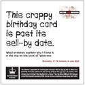 British and Brokeish Card - This crappy birthday card is past its sell-by date (Splimple)