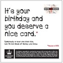 British and Brokeish Card - It's your birthday and you deserve a nice card. (Splimple)
