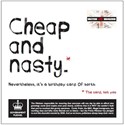 British and Brokeish Card - Cheap and nasty (Splimple)