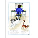 Alisons Animals Card - Important zoom call (Splimple - 150x210mm)