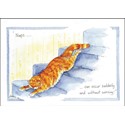 Alisons Animals Card - Naps can occur suddenly (Splimple - 150x210mm)