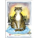 Alisons Animals Card - Purrvana! (Splimple - 150x210mm)