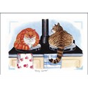 Alisons Animals Card - Pussy warmer (Splimple - 150x210mm)