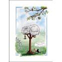 Alisons Animals Card - Bloomin' fatcats (Splimple - 150x210mm)