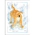 Alisons Animals Card - Save water - share a bath (Splimple - 150x210mm)