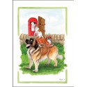 Alisons Animals Card - A helping hand (Splimple - 150x210mm)