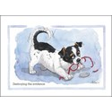 Alisons Animals Card - Destroying the evidence (Splimple - 150x210mm)