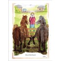 Alisons Animals Card - Mud brothers (Splimple - 150x210mm)