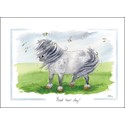 Alisons Animals Card - Bad hair day (Splimple - 150x210mm)