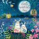 Valentines Day Card - Daffodils (Open)
