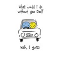 Fathers Day Card - Car