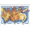 Alisons Animals Card - Hen party (Splimple - 150x210mm)