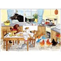 Alisons Animals Card - Too many cooks ? (Splimple - 150x210mm)