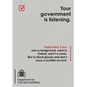 New Normal Card - Your government is listening (Splimple)