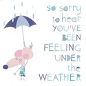 Pink Pig Card Collection - Under The Weather