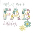 Pink Pig Card Collection - Fab Birthday
