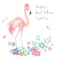 Pink Pig Card Collection - Flamingo
