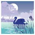 Pink Pig Card Collection - Dusk - Swan