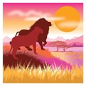 Pink Pig Card Collection - Dusk - Lions