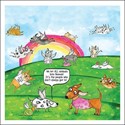 Snozzle Card - We Let All Animals Into Heaven (Splimple)