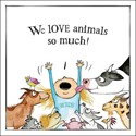 Snozzle Card - We Love Animals (Splimple)