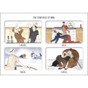 Tottering By Gently Card - The Four Ages Of Man