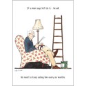Tottering By Gently Card - If A Man Says He'll Do It