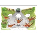 Alison's Animals Card Collection - A Panic Of Pheasants (150x210mm)