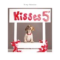 Valentines Day Card - Doggy Kisses (Open)
