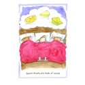 Alisons Animals Card - Sweet dreams are made of cheese (Splimple - 150x210mm)