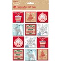 XMAS GIFT TAGS - CONTEMPORARY (24 PER PACK)