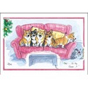 XMAS CARD - Alisons Animals - The Queen's Speech (Splimple - 150x210mm)