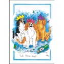 XMAS CARD - Alisons Animals - We three Kings (Splimple - 150x210mm)