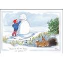 XMAS CARD - Alisons Animals - Not pebbles ... (Splimple - 150x210mm)