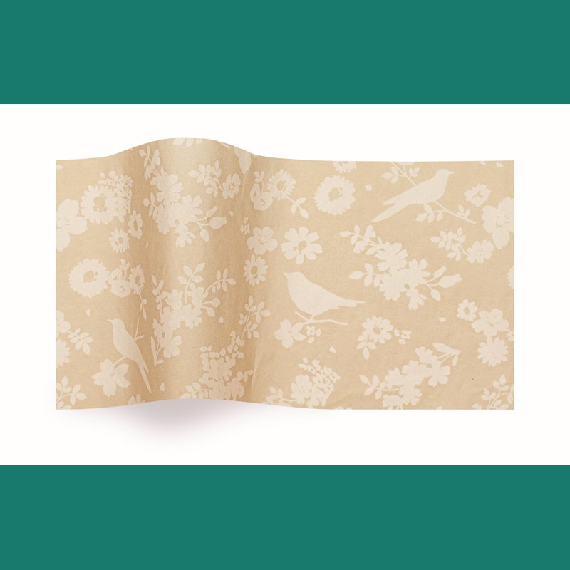 Tissue Pack - Backyard Blossoms (3 Sheets)