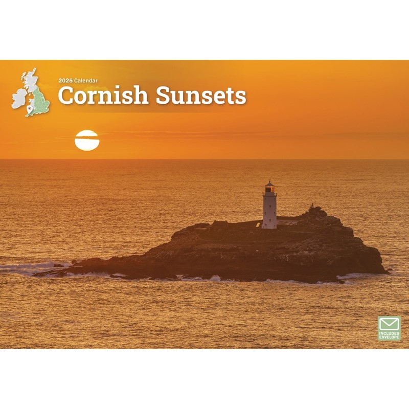 Cornish Sunsets A4 Calendar 2025 (PFP)