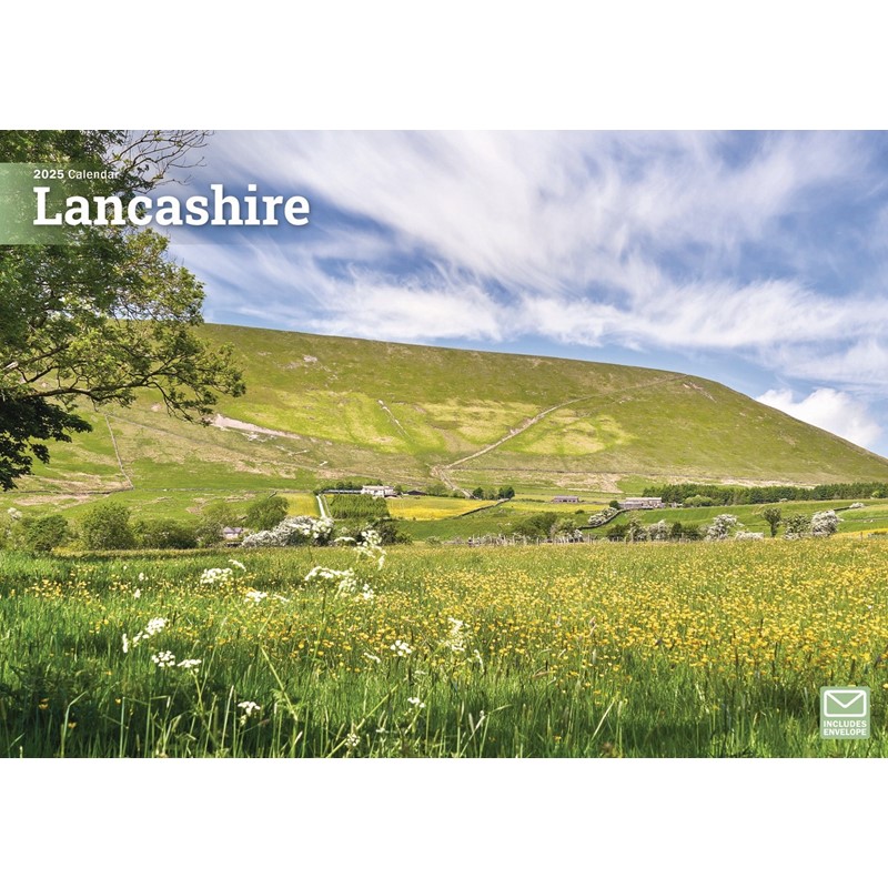 Lancashire A4 Calendar 2025 (PFP)