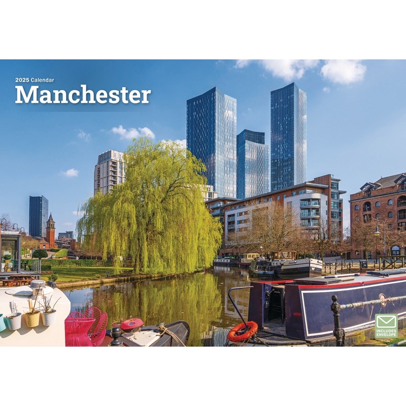 Manchester A4 Calendar 2025 (PFP)