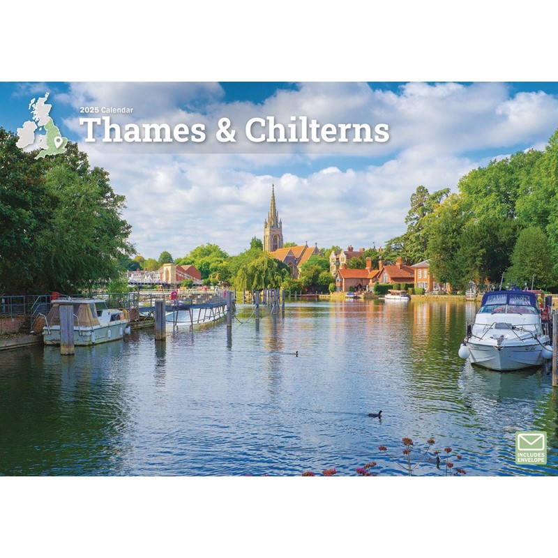 Thames & Chilterns A4 Calendar 2025 (PFP)