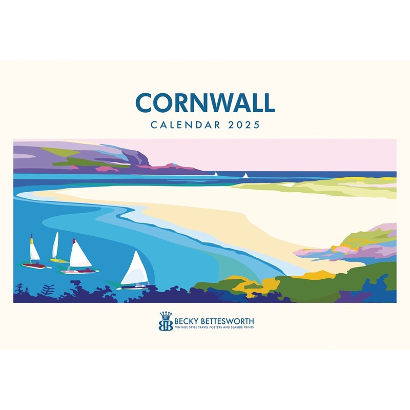 Cornwall Becky Bettesworth A4 Calendar 2025 (PFP)
