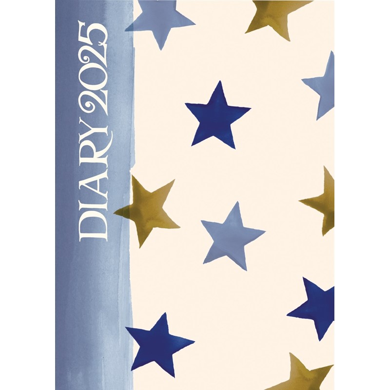 Emma Bridgewater Blue Star A6 Diary 2025 (PFP)