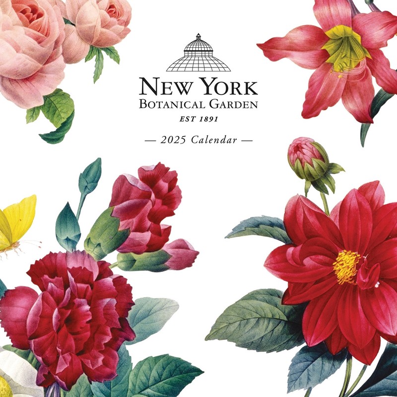 New York Botanical Gardens Illustrated (Sunday Start) Wall Calendar 2025 (PFP)