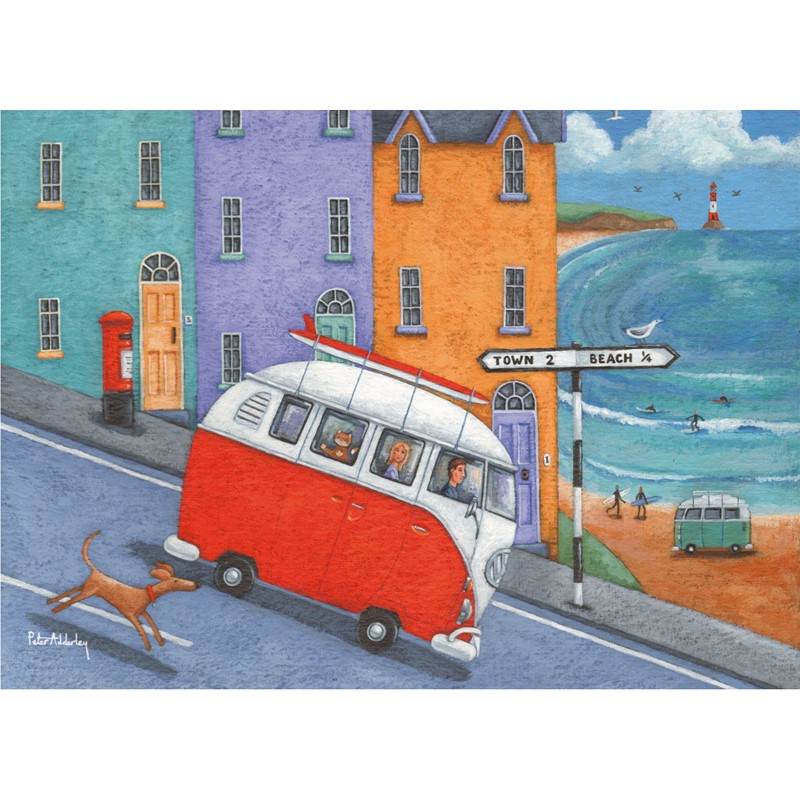 Peter Adderley Card - Off To The Beach