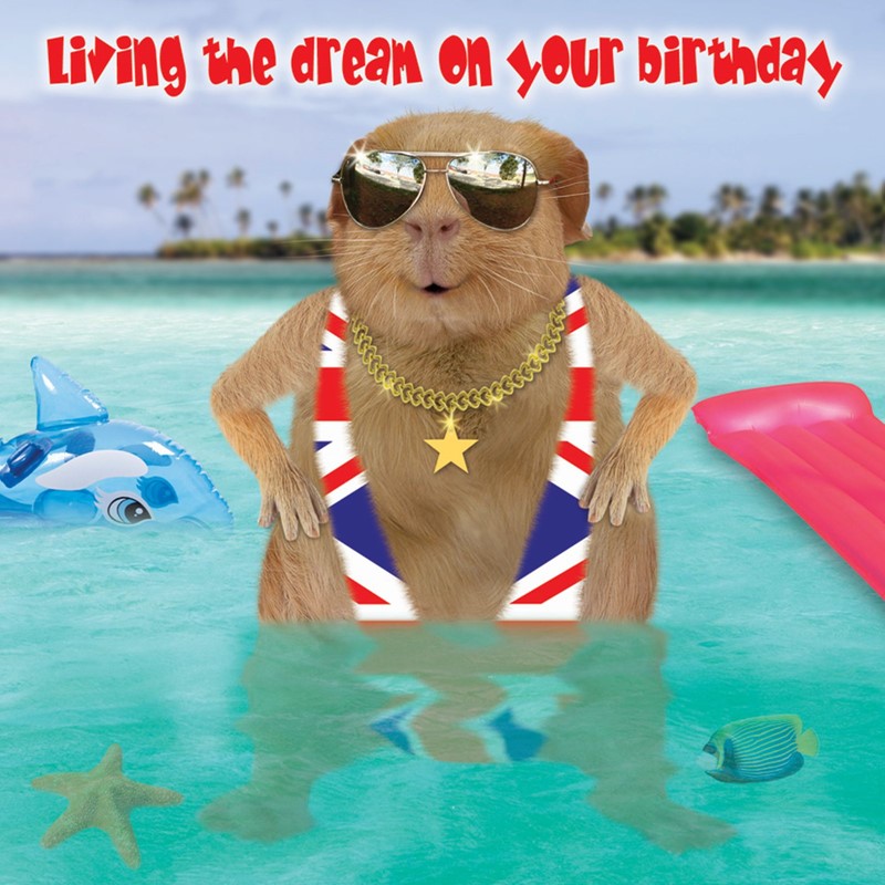 Crazy Crew Card - Living The Dream (Birthday)